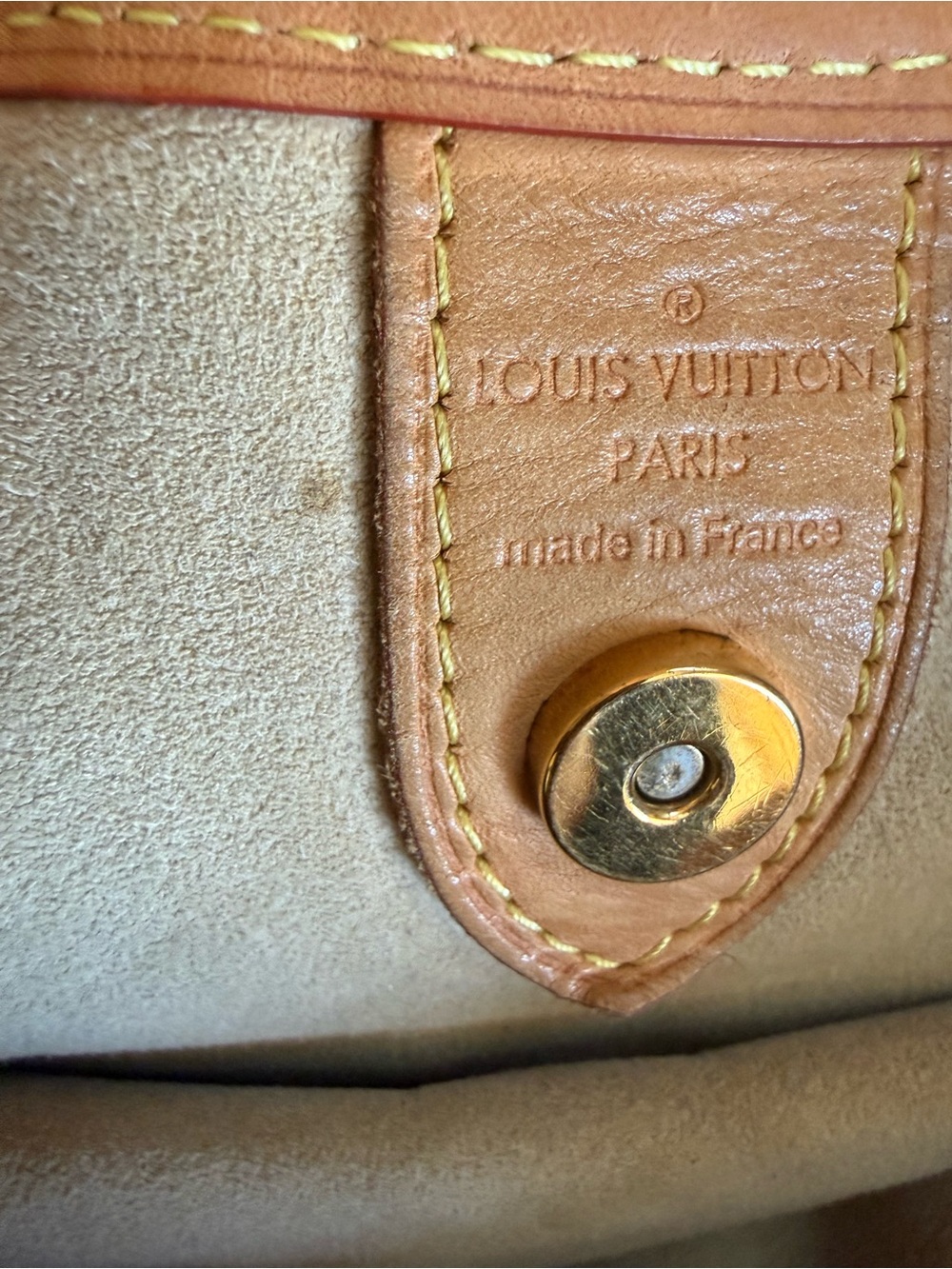 Louis Vuitton Galleria PM Monogram Canvas Brown Shoulder Bag with Gold Plate - Picture 12 of 17